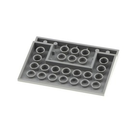 1x Lego Roof Brick 10&deg; 6x8x1 New - Light Grey Tile Plate Star Wars 7675 4515pb023