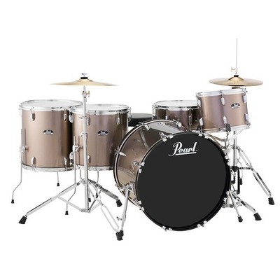 Pearl Roadshow 5Piece Rock Drum Set Bronze Metallic