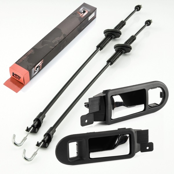 2X TüRgriff TüRöFfner Innen Bowdenzug Vorne Links Rechts FüR Vw Passat 3B 3BG B5-image