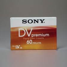 Cassette K7 Camescope Video / Sony Mini DV Premium / DVM60PR4/ SP:60min LP:90min