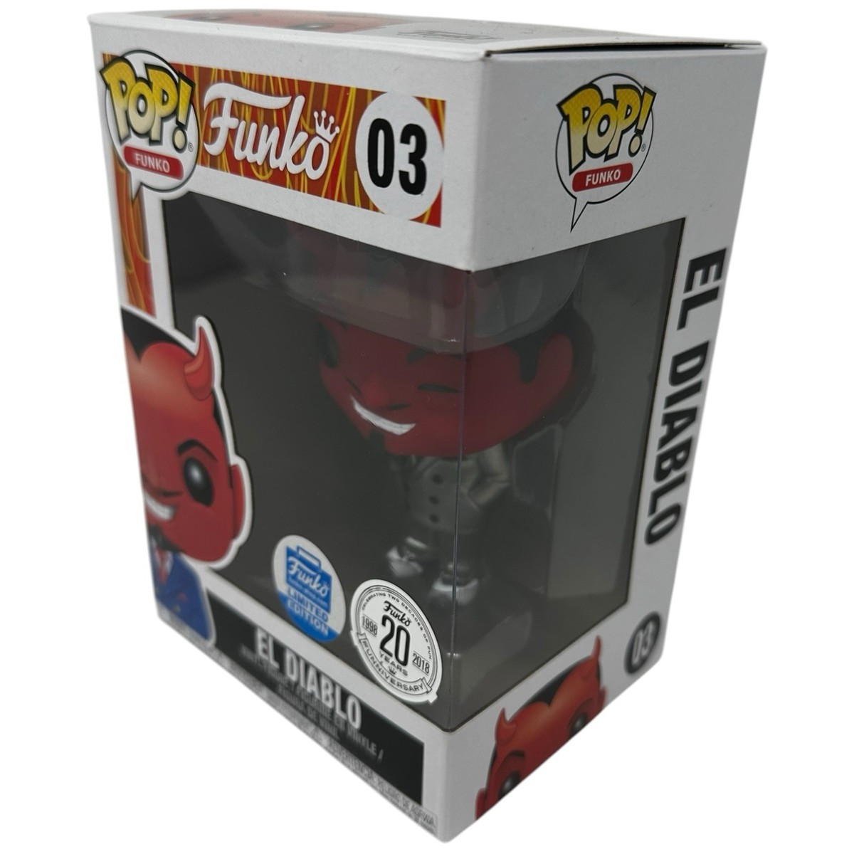 Funko Pop El Diablo 03 Funko Shop Exclusive 20 Years Funniversary