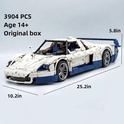 Building Blocks Racing Car Model Kits Children's Toys Gift 1:8 for Maserati MC12