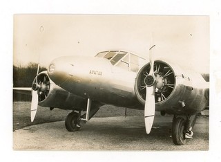 Close Up Photograph of Avro 652 G ACRN Avatar c.1935 Imperial Airways