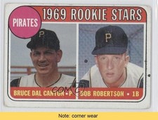 1969 Topps Rookie Stars Bruce Dal Canton Bob Robertson #468 READ 0e3