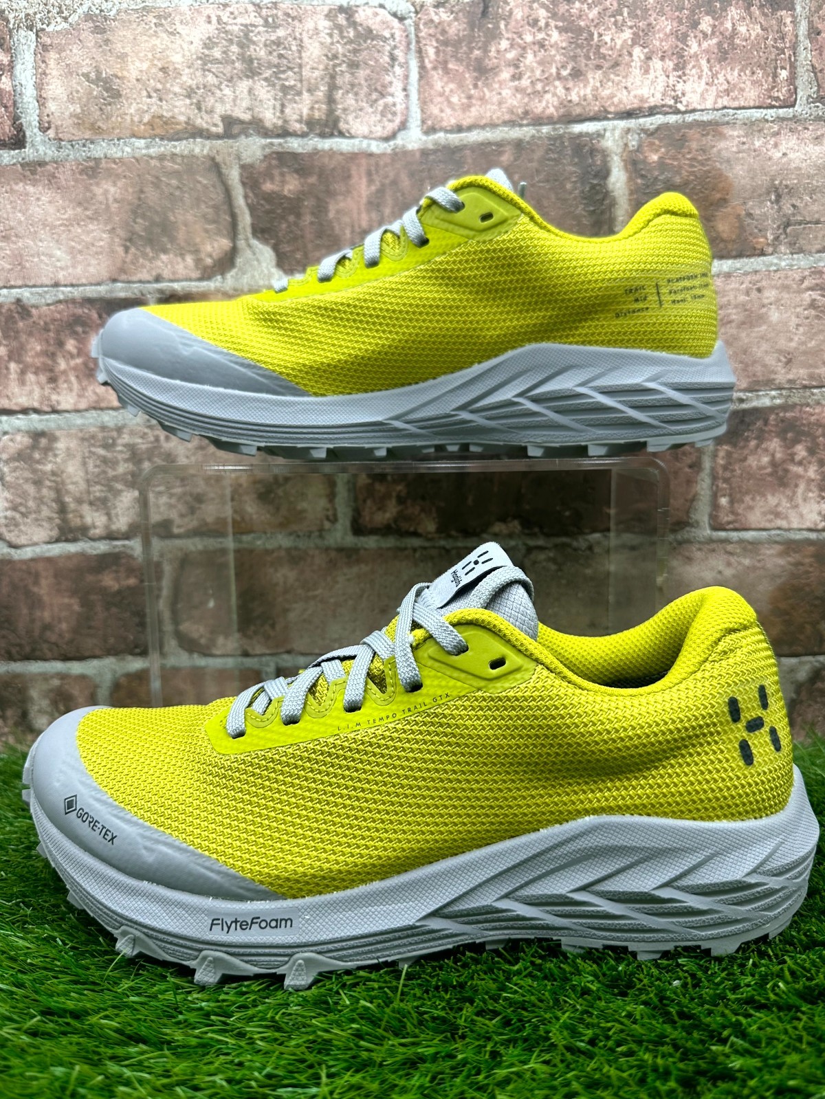 Haglöfs L.I.M Tempo Trail GTX Low 607295.4TC Trainers Women's UK 5 Yellow Shoes