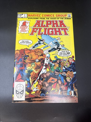 Alpha Flight #1 Nm High Grade Sharp John Byrne Classic 1st Puck Key 🔑 Canada