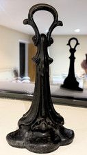 Genuine Coalbrookdale Cast Iron Door Stop Porter  Antique Victorian Art Nouveau