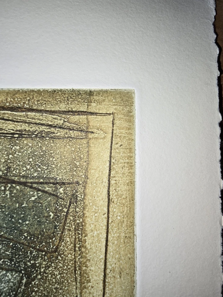 Marcel Fiorini lithographie signée crayon sur vélin gravure - Photo 3/4