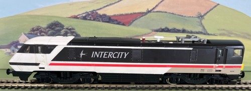 OO Hornby R585 Class 91 Inter City Elektrolok 91004 läuft gut siehe Video | Condition: Used