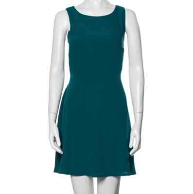 Rachel Zoe Scoop Neck Emerald Green Mini Dress Women Size 4 | eBay Rachel Zoe Scoop Neck Emerald Green Mini Dress Women Size 4 | eBay