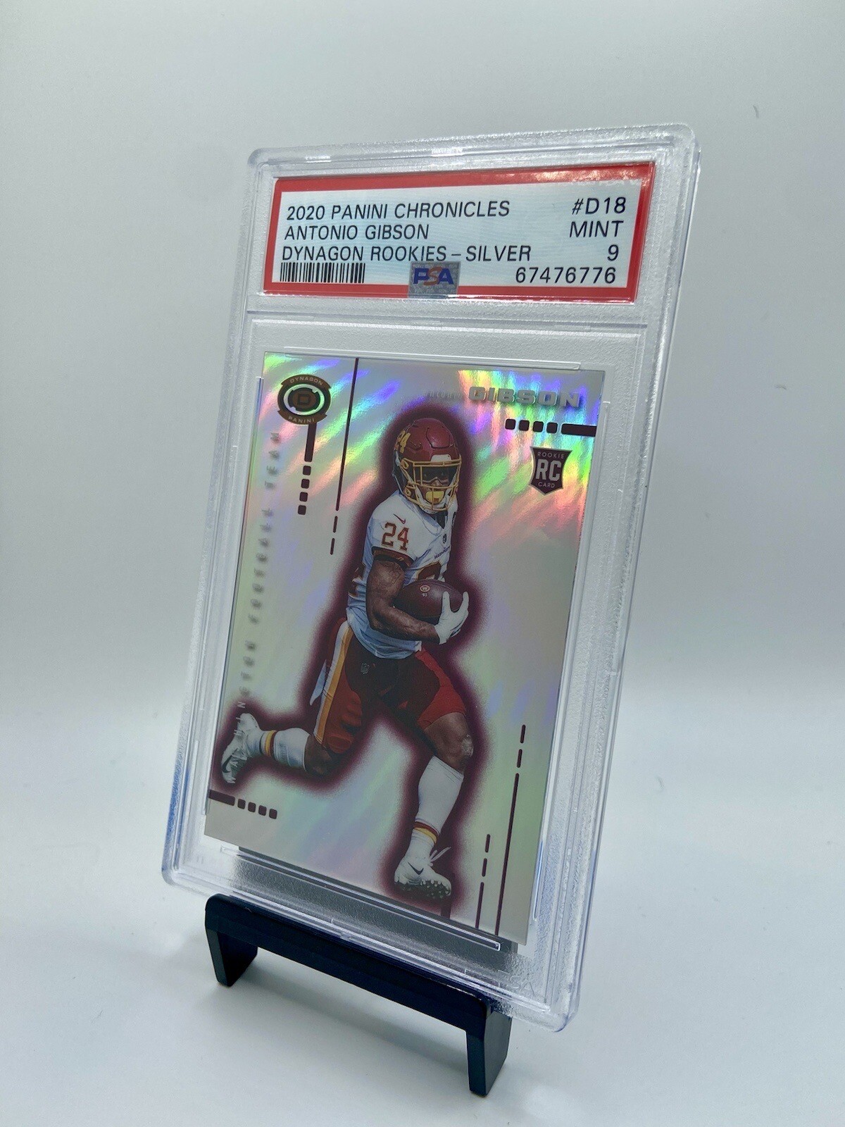 Antonio Gibson Panini Chronicles Dynagon Rookies #D18 Silver
