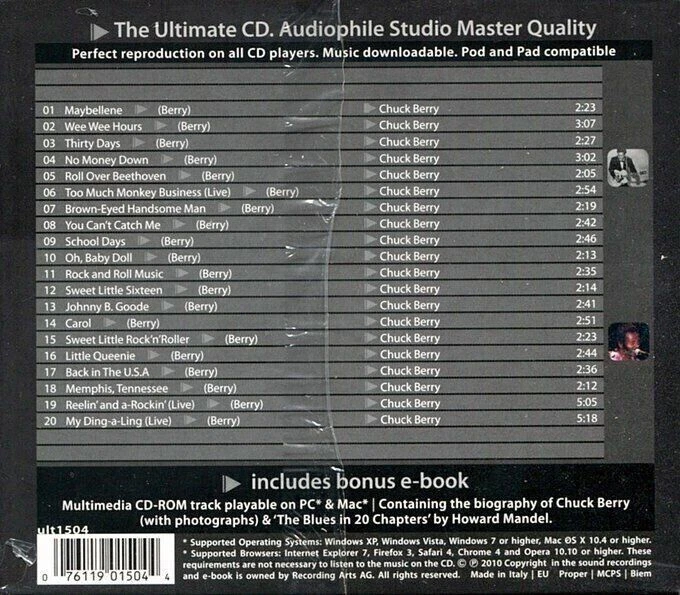 20 Klassische Hits # Berry, Chuck - The Ultimate (CD) 2010, Rock & Roll, Foliert - Bild 2 von 4