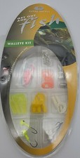 NEW Total Tackle T2 Get Out And Fish Walleye Kit-Jigs, Spin Reel W/Line, Sinkers