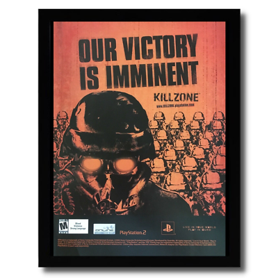 Killzone Framed Print Ad/Poster Official Original PS2 Playstation