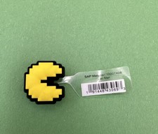 CROCS PAC MAN Jibbitz Charms Authentic Jibbitz RARE Limited Edition Yellow