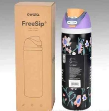 Owala 32 oz FreeSip Midnight Garden Floral Water Bottle Exclusive