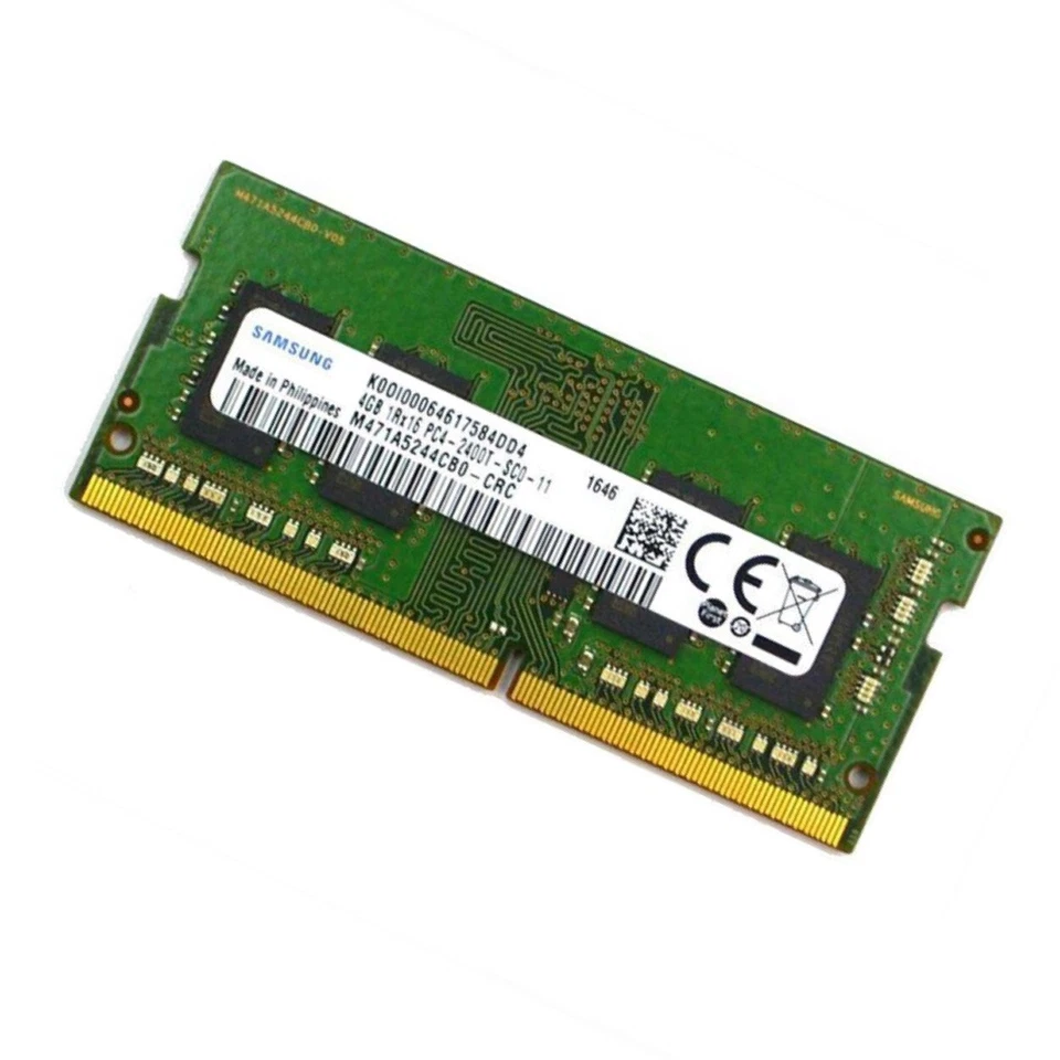 Samsung 8GB (2X4GB) DDR4 2400MHz PC4-19200 1RX16 SODIMM Memory M471A5244CBO-CRC - Image 4 of 4