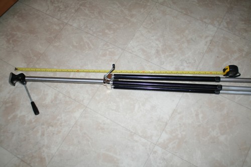 VINTAGE QUICK SET Made in USA METAL TRIPOD with Reversible Metal Post Tripod * - Picture 5 of 8