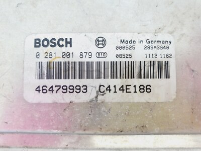 ECU Bosch 46479993 0 281 001 879 C414E186 28SA3940 | eBay