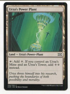 Magic The Gathering MTG Double Masters Karte #330 Urza's Power Plant