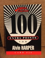 Alvin Harper 1997 Pinnacle Action Packed 100 Extra Points Game Card #26 RARE SP