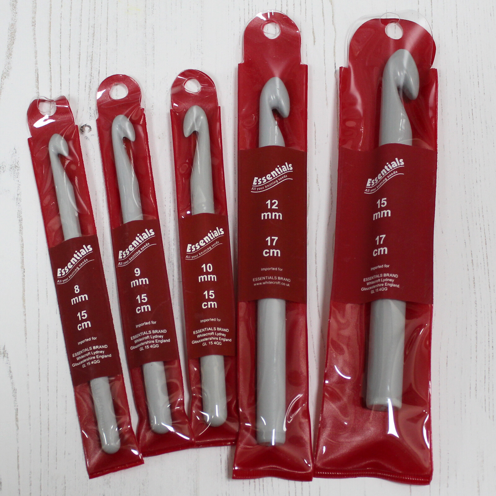 Crochet Hooks Whitecroft Essentials in 21 Sizes and Hook Pack Options eBay
