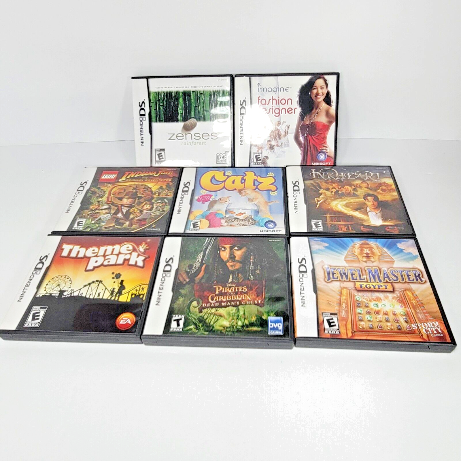 Nintendo DS Video Games Lot of 8 Authentic in Box With Manual Tested See Pics!