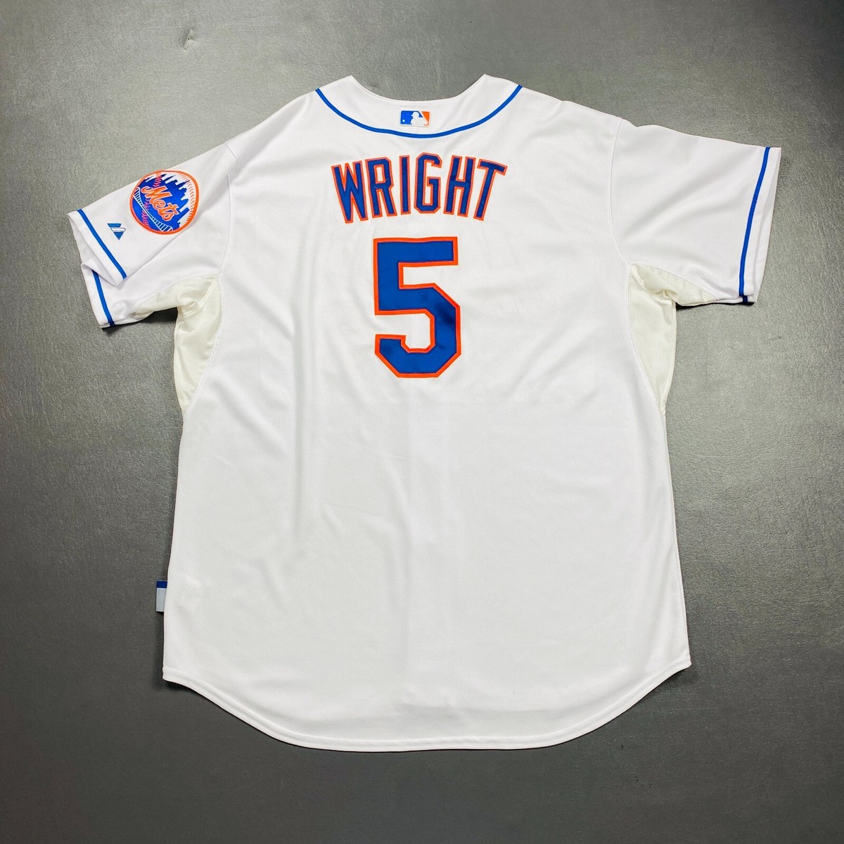 100% Authentic David Wright Majestic New York Mets Jersey