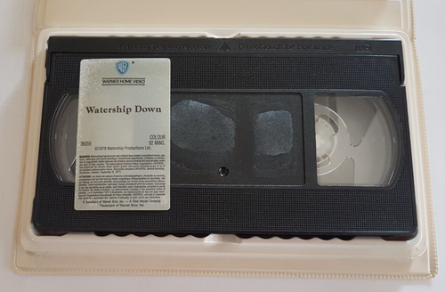 Watership Down VHS 1996 Warner Bros Large Shell Case 1978 Version Animation - Picture 2 of 10