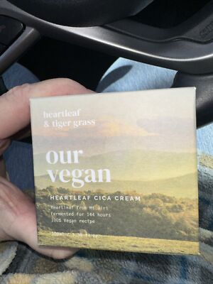 Our Vegan Heartleaf and Tiger Grass Cica Cream 3.38 oz - New and Sealed Box
