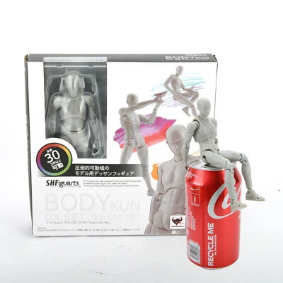 SHF Body Kun DX Blockhead Joint Mannequin Drawing Action Figure Human Male Gray