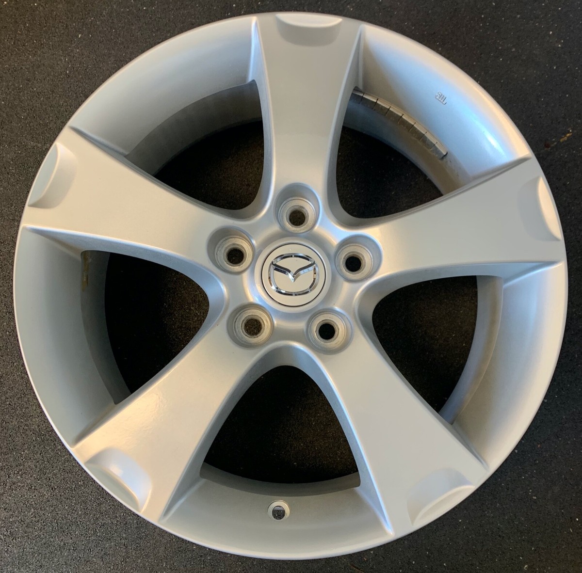 4) Mazda 3 Original Silver Wheels Rims + Caps 17