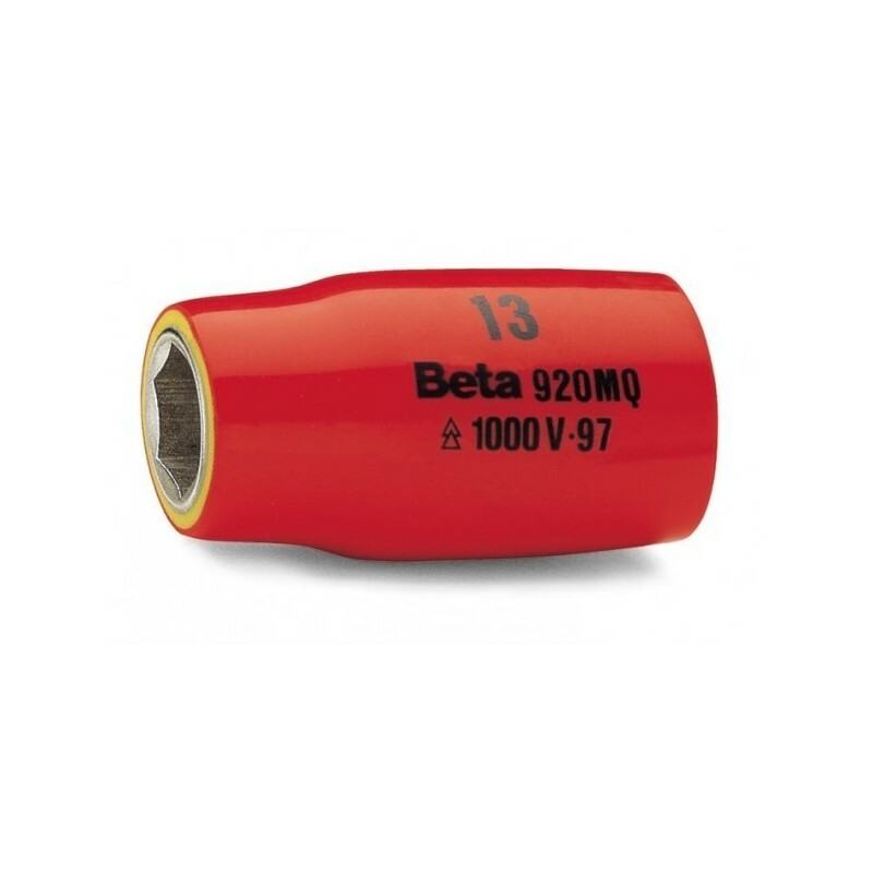 BUSSOLA ESAGONALE 27MM DA 1/2 ISOLATA 1000V BETA ART. 920MQ/A