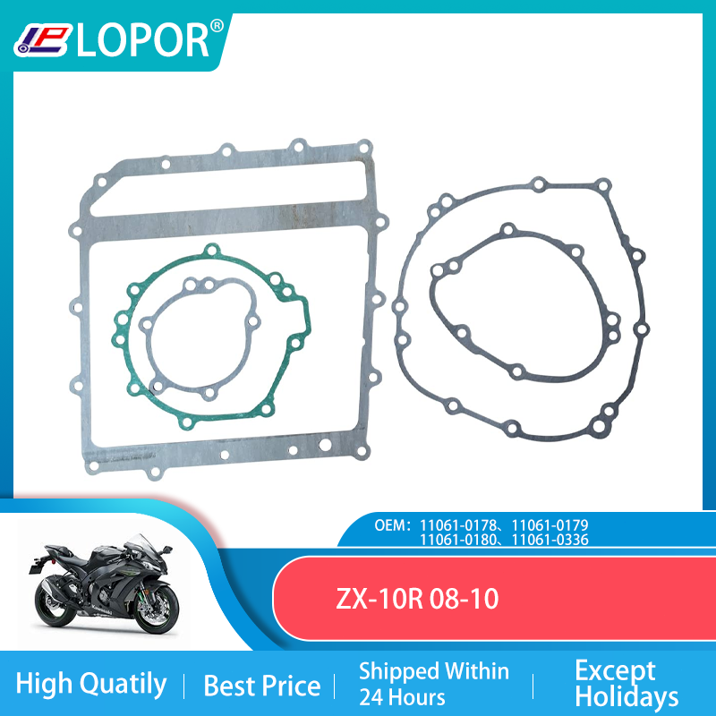 ぽーりん LOPOR Engine Cylinder Crankcase Repair Gasket Apply to Kawasaki ZX
