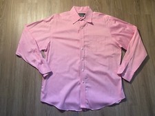 Lauren Ralph Lauren Mens Pink Non- Iron Long Sleeve Shirt Size 16 1/2 34/35