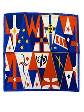 LOUIS VUITTON PARIS CUP 2000 FOULARD DONNA WOMAN SCARF VINTAGE JHF2038