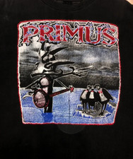 Vtg Primus Band Tour Concert Heavy Cotton Black Unisex All Size Shirt J402