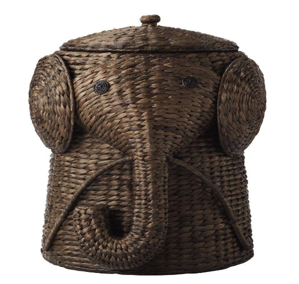 baby laundry basket elephant