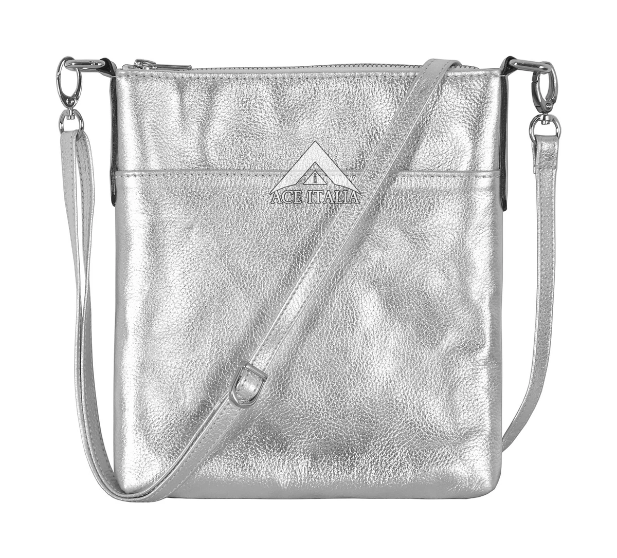 Silver crossbody best sale purse
