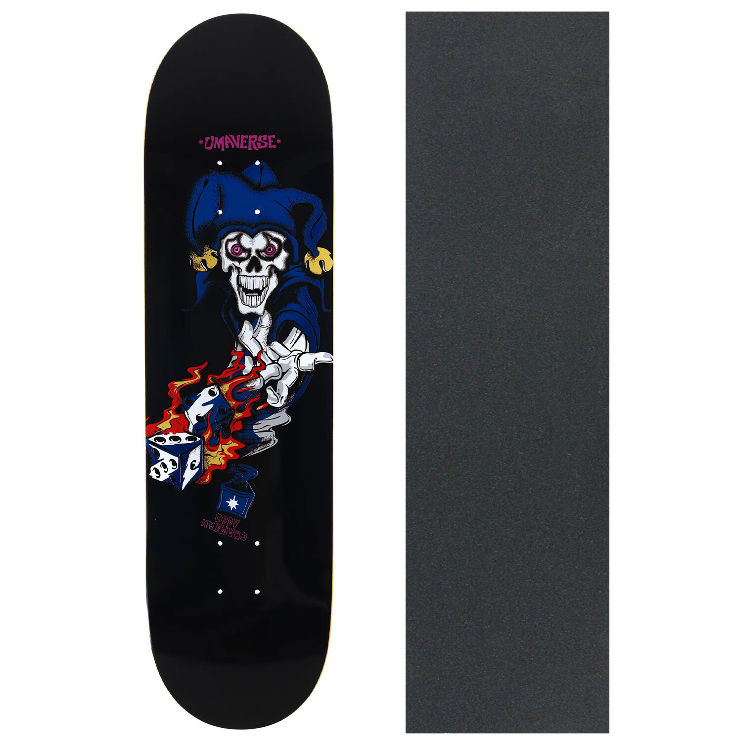 Umaverse Skateboard Deck Cody Jester 8.38