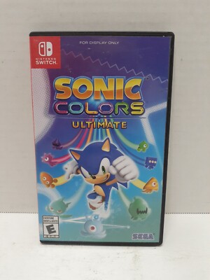  Display Case Only  No Game: Sonic Colors Ultimate (Switch)