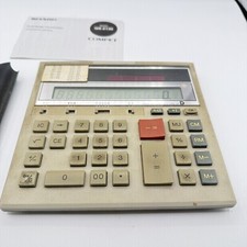 Sharp Compet QS-2130 12-Digit Desktop Financial Twin Power Solar Calculator Case