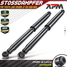 2x Stoßdämpfer Gasdruck Hinten für Toyota Land Cruiser J7 SUV 444107 1992-1999
