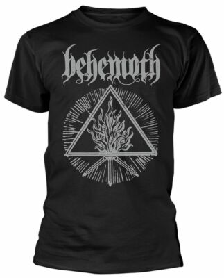 Maglietta Ufficiale Behemoth Logo Metal Furor Divinus 2: Colore Marrone, Unisex, Taglie Dalla S Alla XL