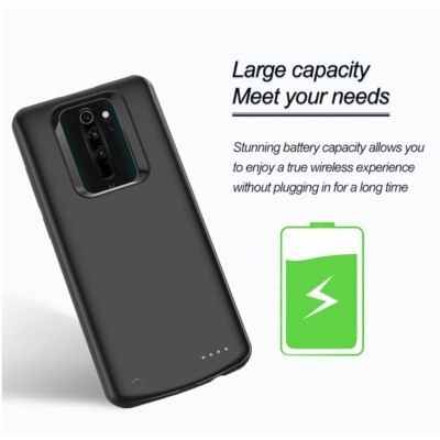Für Xiaomi Redmi Note 8 Pro Batteriefach Backup Power Bank Ladeabdeckung