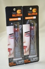 2 PACK Halloween VAMPIRE Costume Child 5 Adult FACE Washable Fake BLOOD 1.5 oz