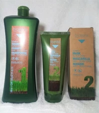 Salerm Biokera Honey Scalp Care Shampoo-36oz/1000ml + Mask-200 ml / 6.8 oz -SET