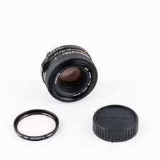 Minolta MD 50mm f2 Lens w/ Rear Cap and Filter