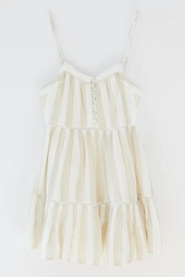 UO Honey Tiered Frock Mini Dress S