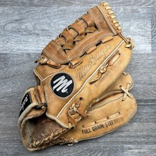 Vtg 1982 MacGregor MG45 Willie McGee Baseball Fielders Glove Soft Steer Hide RHT